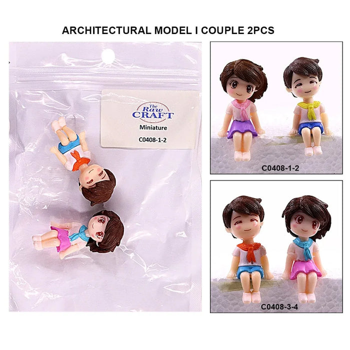 architectural model 1 couple 2pcs