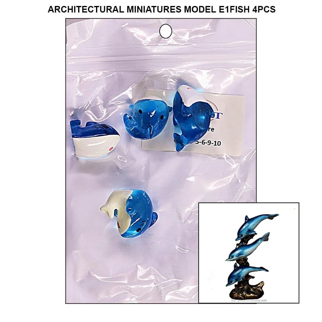 Architectural model e1 fish 4PCS