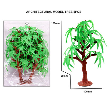 architectural model tree 5pcs