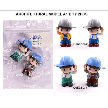 Architectural model A1 boy 2 pcs