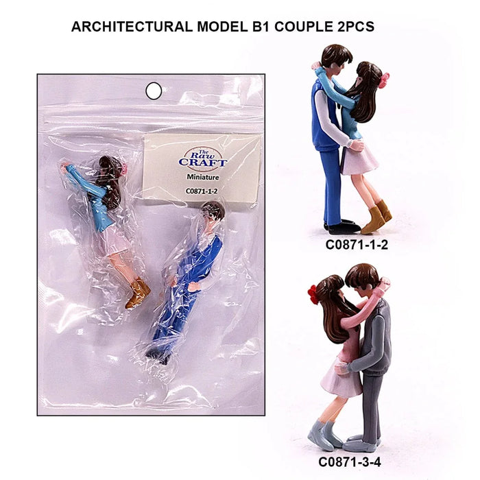 Architectural model b1 couple 2 pcs ‎