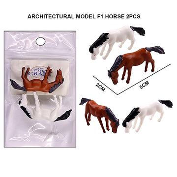 Architectural model f1 horse 2 pcs
