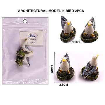 Architectural model I1 bird 2 pcs