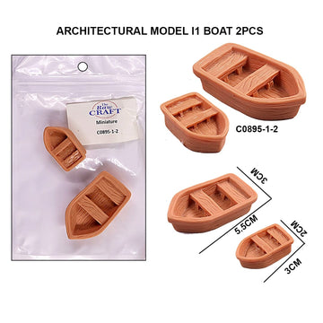 Ravrai Craft - Mumbai Branch Architecture miniature products Architectural model I1 boat 2 pcs