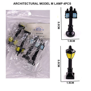 Architectural Model M Lamp 4Pcs 18318 C0698