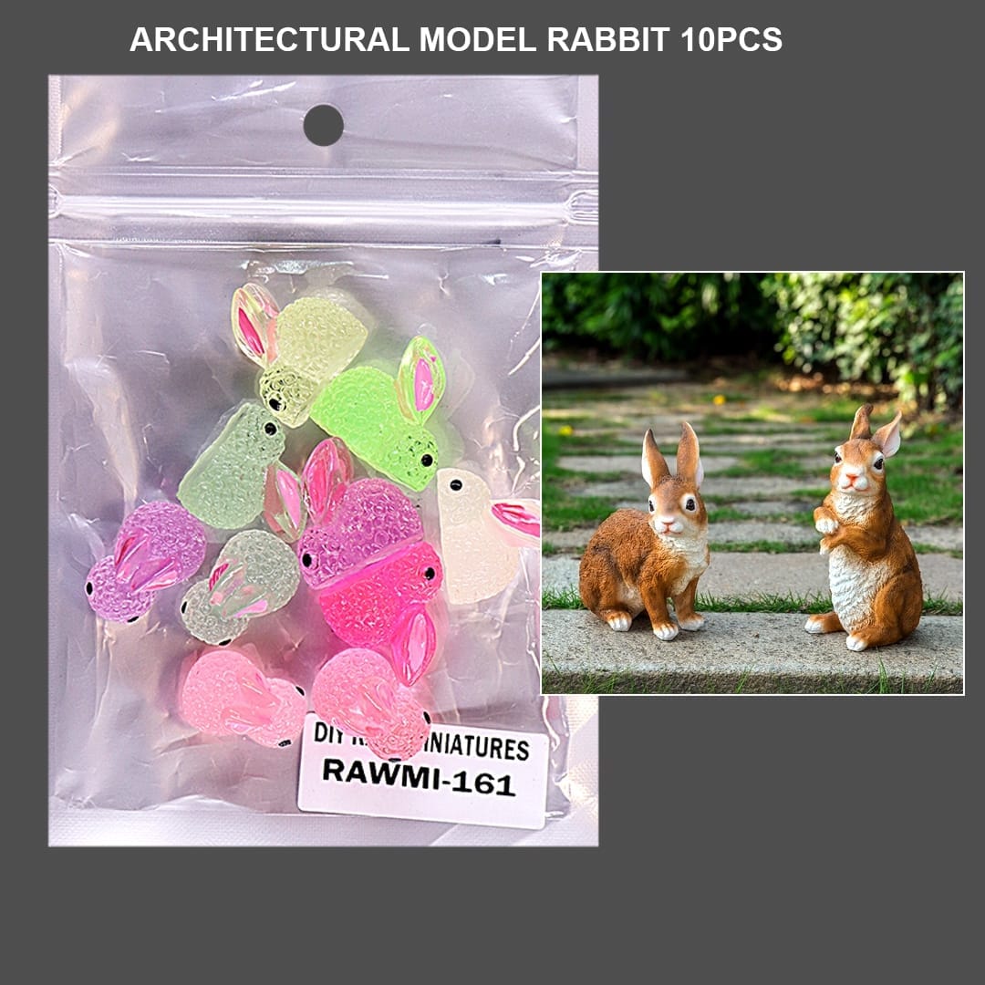 Ravrai Craft - Mumbai Branch Architecture miniature products Architectural Model Rabbit 10Pcs