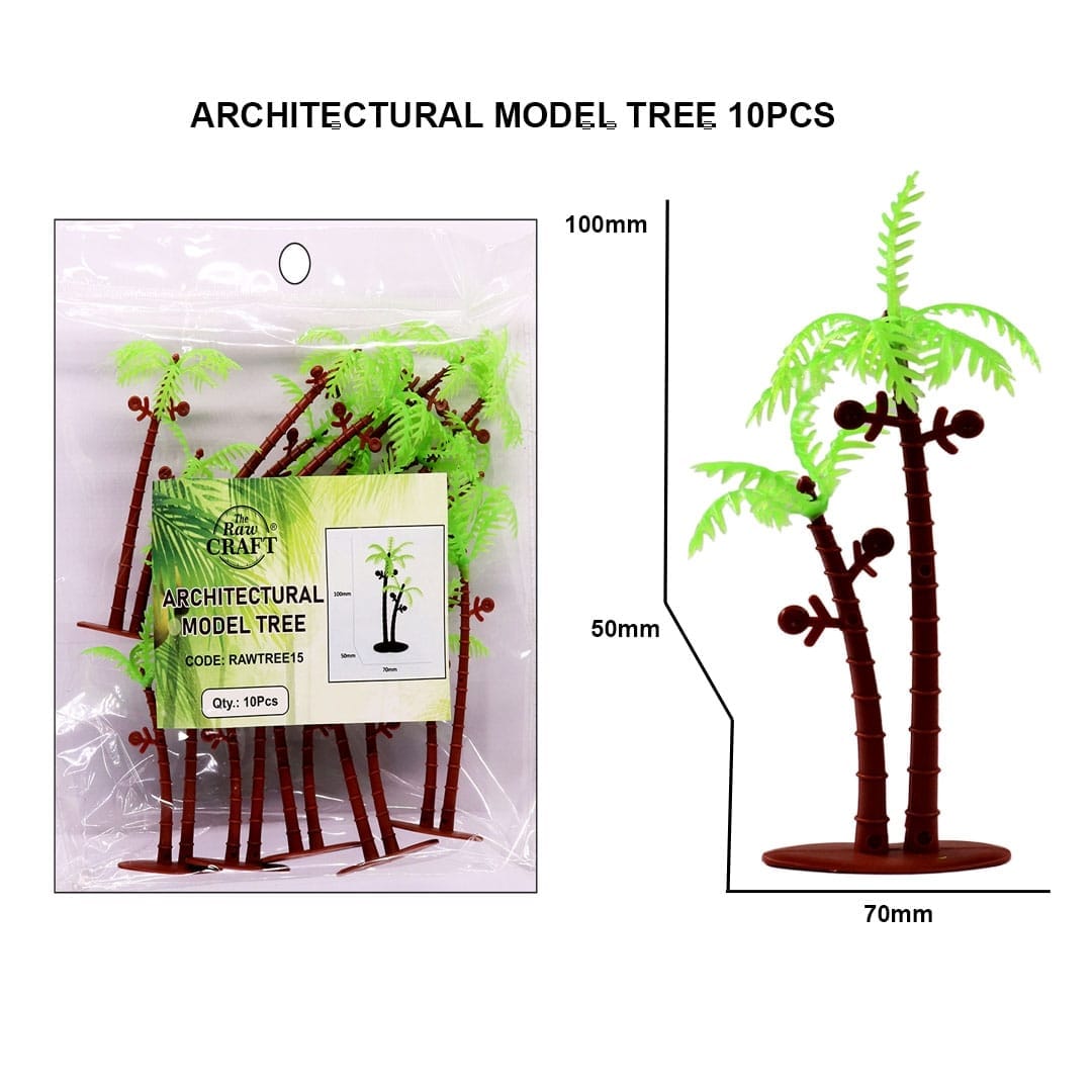 Ravrai Craft - Mumbai Branch Architecture miniature products Architectural model tree 10PCS