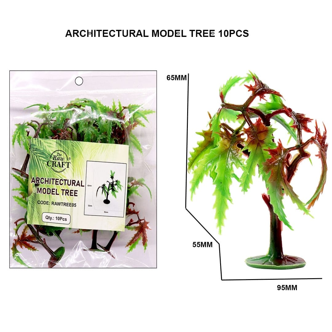 Ravrai Craft - Mumbai Branch Architecture miniature products Architectural Model Trees 10Pcs