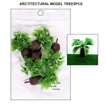 Architectural Model Trees 5Pcs