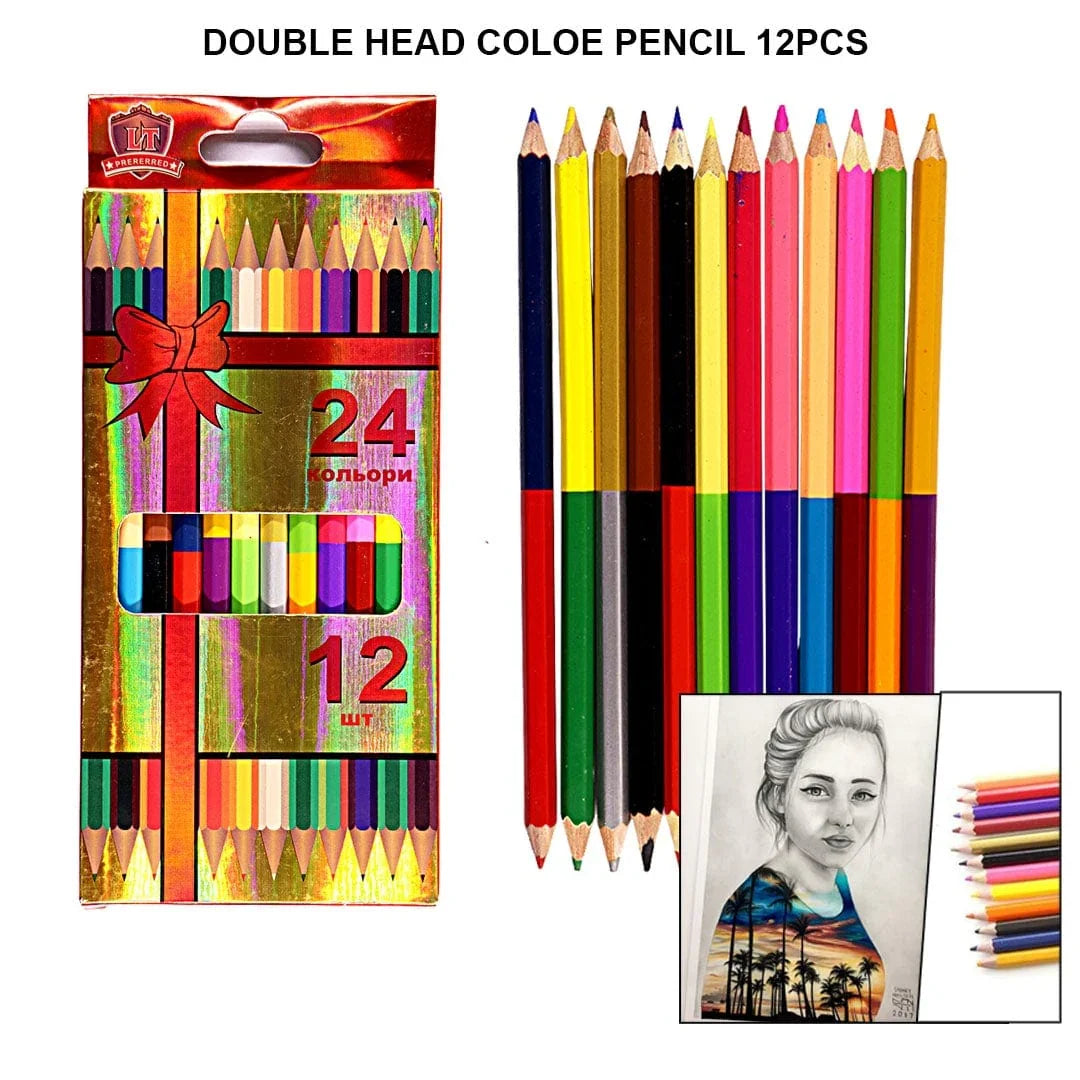 Pencil Head Rapper Double Head Colour Pencils – Inkarto