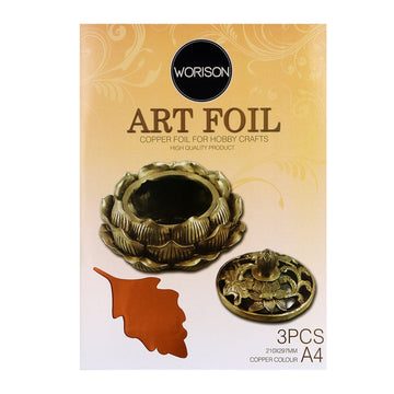 Art Foil |CopperColour Foil |3Pcs| A4 Size