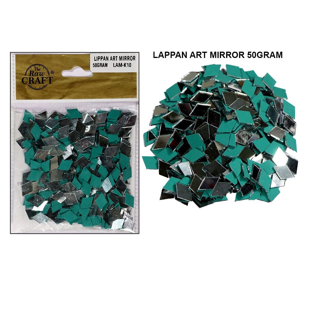 Ravrai Craft - Mumbai Branch Art Mirror LIPPAN ART MIRROR 50GRAM