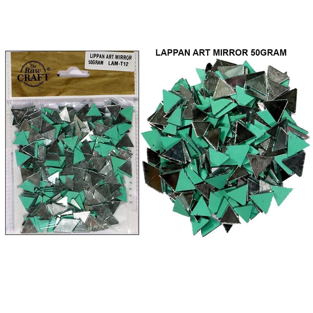 Ravrai Craft - Mumbai Branch Art Mirror LIPPAN ART MIRROR 50GRAM