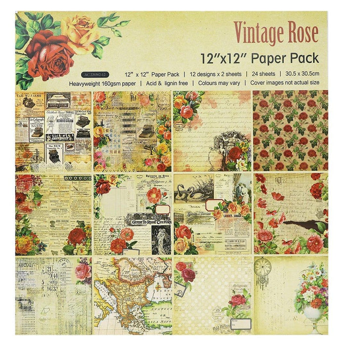Paper Pack 12X12 24Pcs
