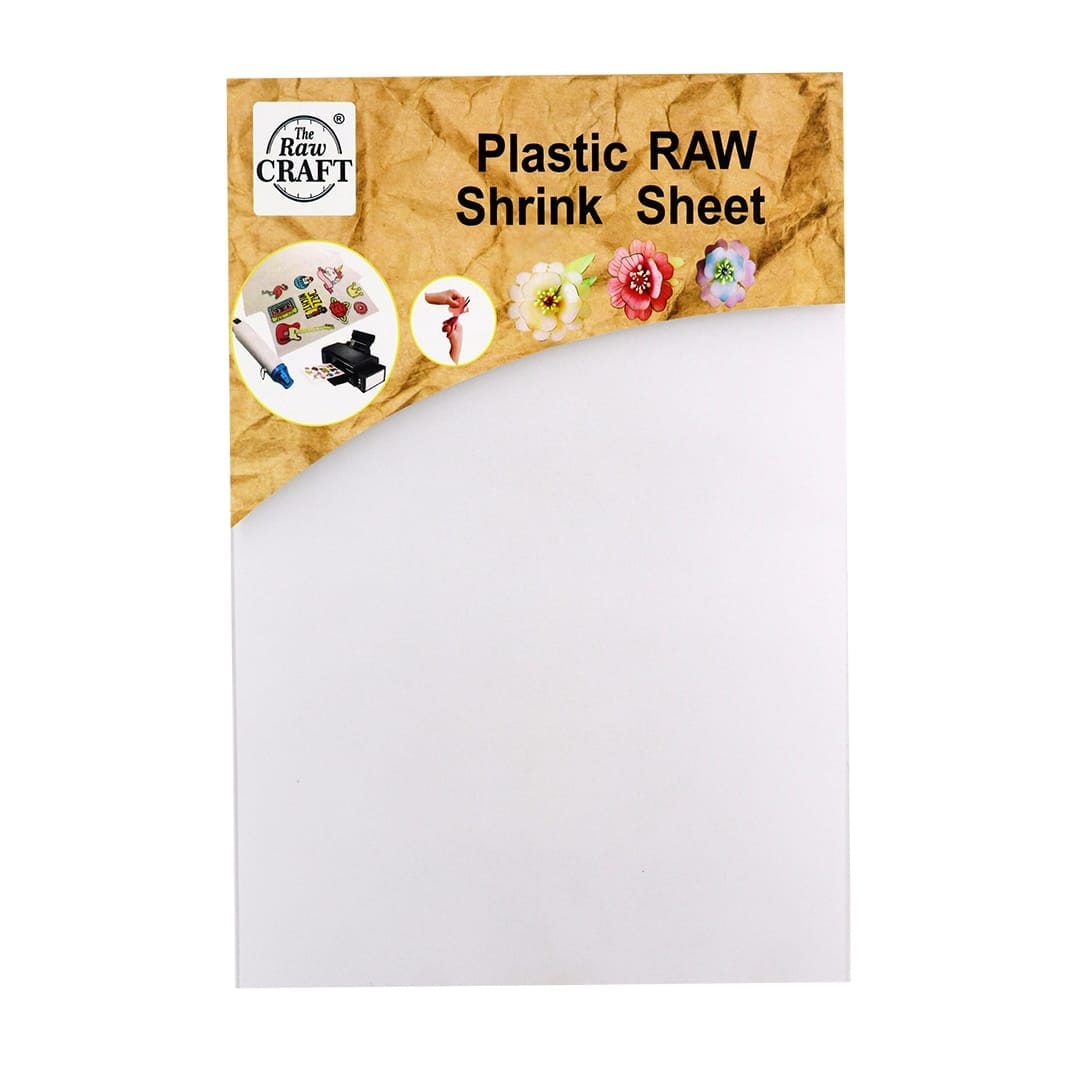 Ravrai Craft - Mumbai Branch Arts & Crafts 10-Piece Set of High-Quality Plastic Raw Shrink Sheets