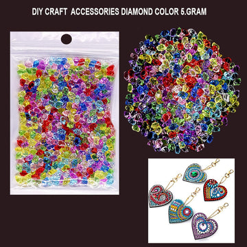 Ravrai Craft - Mumbai Branch Arts & Crafts Diy Craft colourful Diamond 50Gm