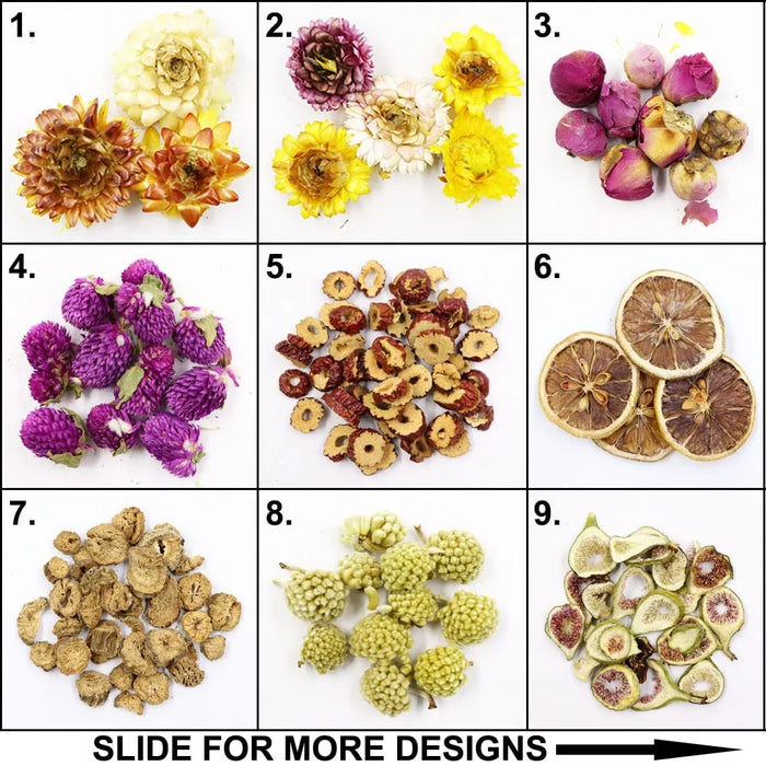 dried candle fragrance 20 pcs