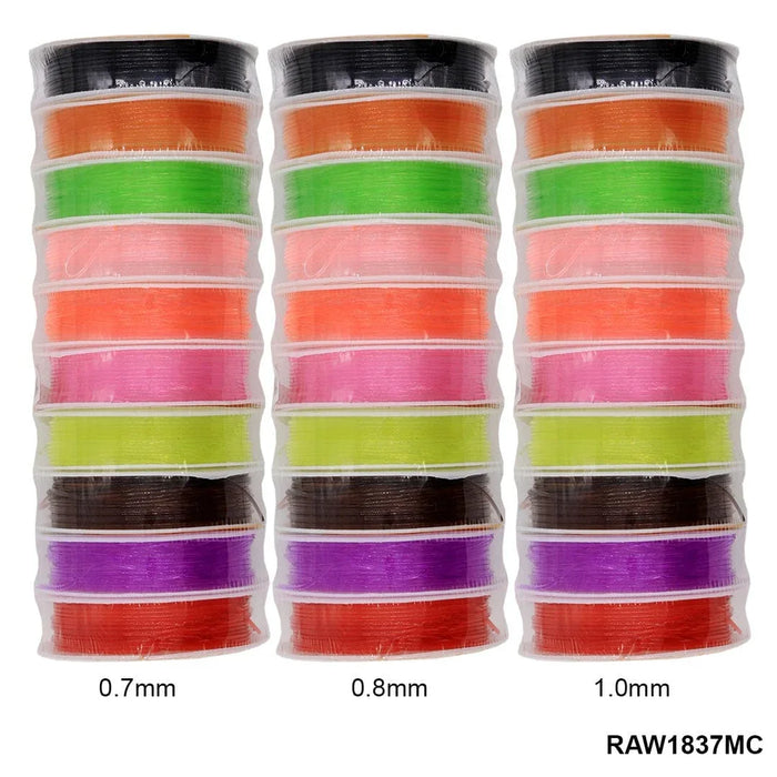 Multi Colour  Crystal Wire Roll