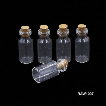 Ravrai Craft - Mumbai Branch bottle DIY Glass Message Bottle Set 5Pcs : Unleash Your Creativity and Spread Messages of Love