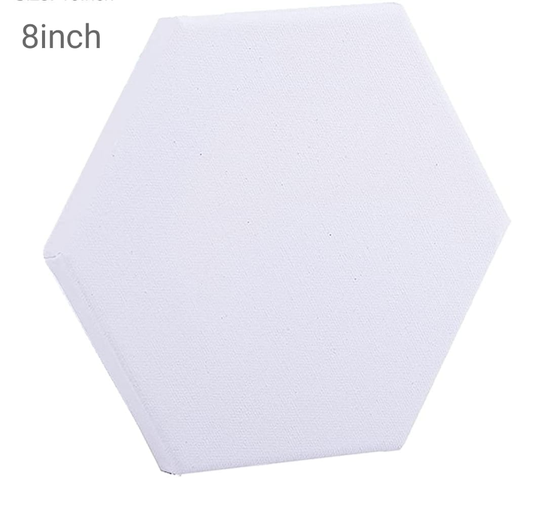 Ravrai Craft - Mumbai Branch Canvas, Sketch books and Everything! canvas frame hexagon 8 inch