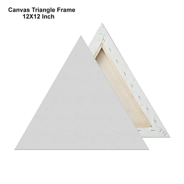Ravrai Craft - Mumbai Branch Canvas, Sketch books and Everything! Triangle Canvas Frame - 30 cm Sides
