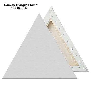 Ravrai Craft - Mumbai Branch Canvas, Sketch books and Everything! Triangle Canvas Frame - 40 cm Sides