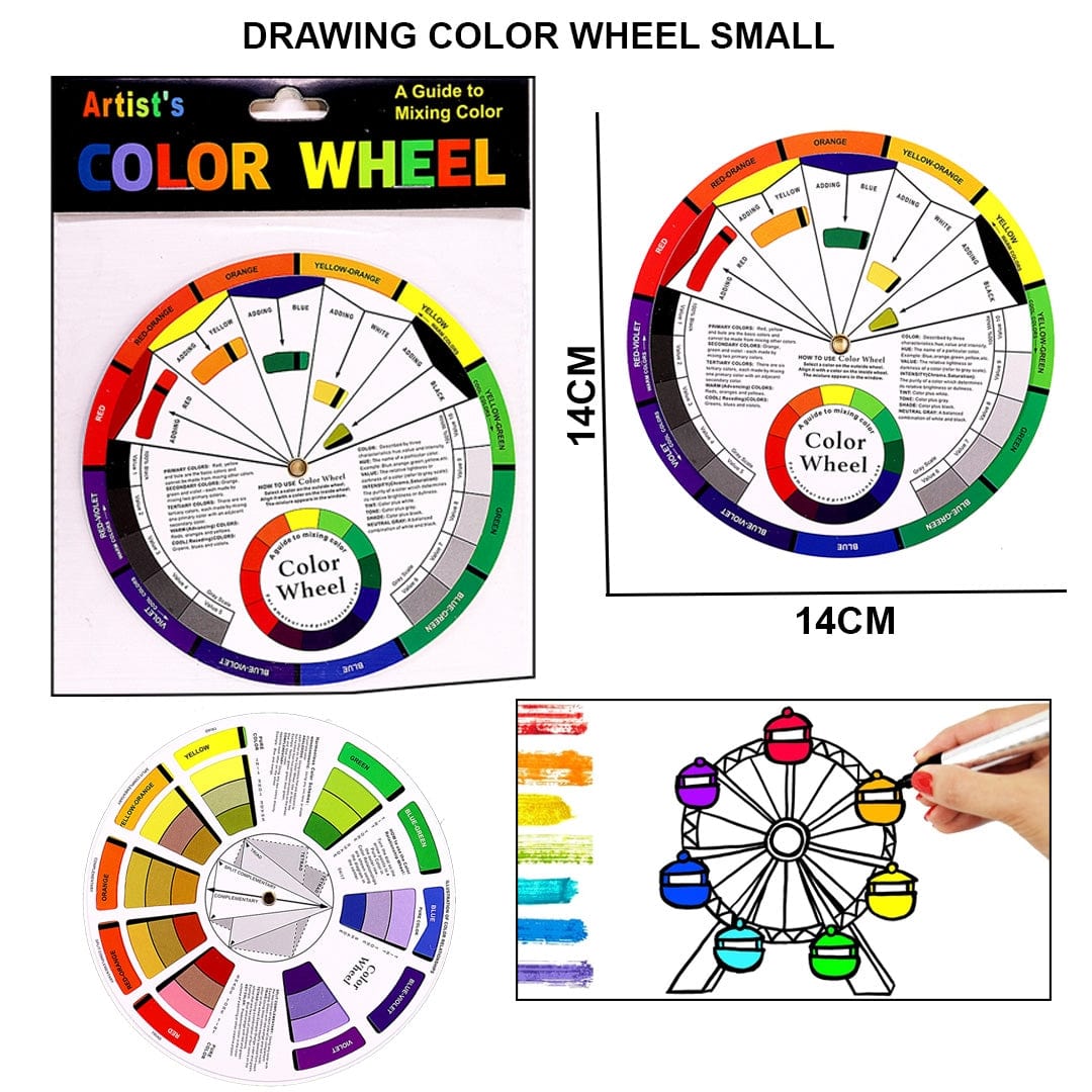 Ravrai Craft - Mumbai Branch colors and mediums Color wheel small