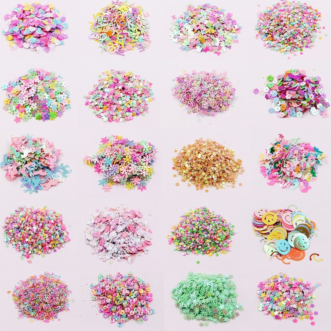 Ravrai Craft - Mumbai Branch Colourful Sequins Craft Sequance Pvc 0.5Kg