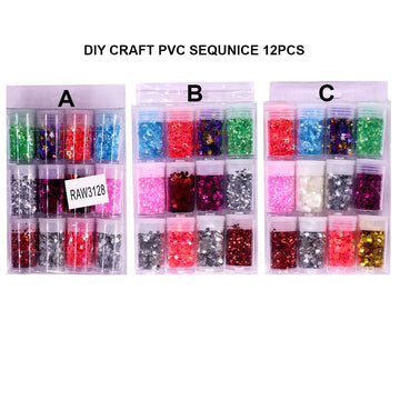 Ravrai Craft - Mumbai Branch Colourful Sequins Diy Craft Sequins Pack