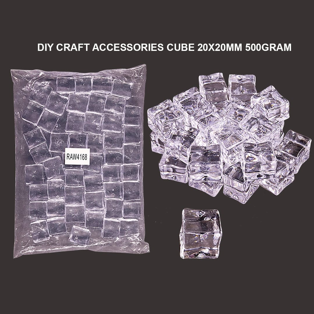 Ravrai Craft - Mumbai Branch Craft Accessories DIY CRAFT ACCESSORIES CUBE 20X20MM 500GRAM RAW-4168