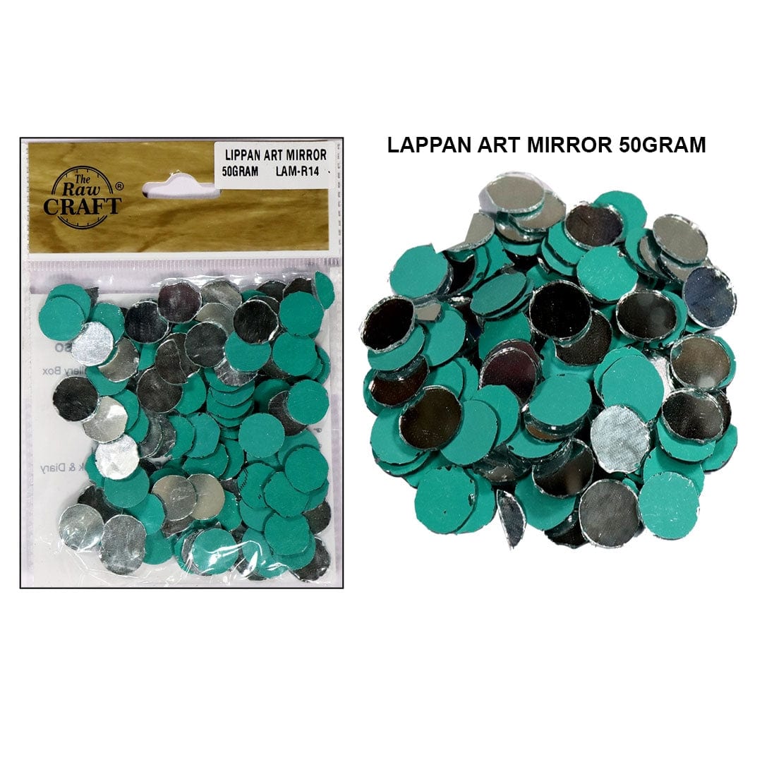 Ravrai Craft - Mumbai Branch Craft Accessories Lippan Art Mirror 50Gram