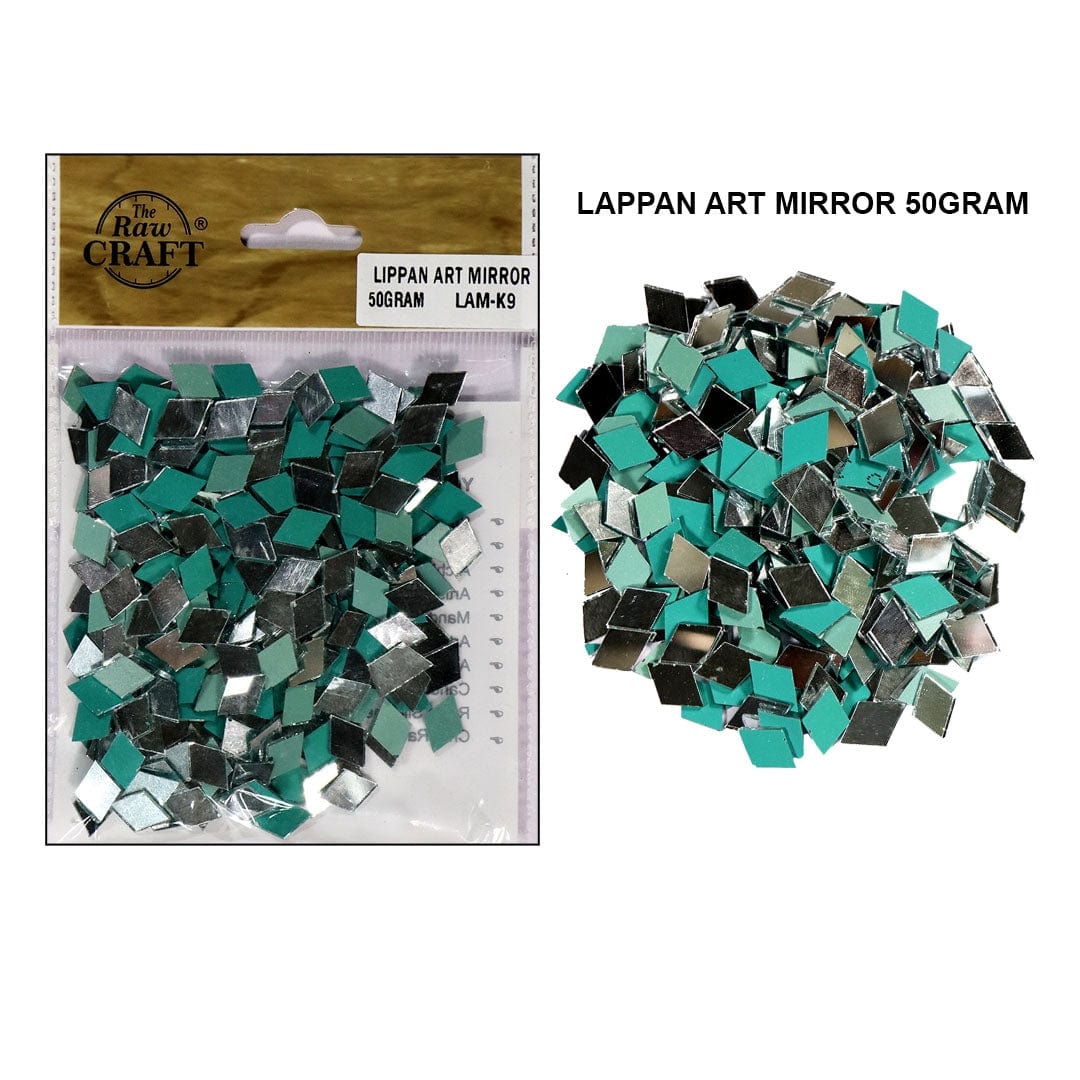 Ravrai Craft - Mumbai Branch Craft Accessories Lippan Art Mirror 50Gram