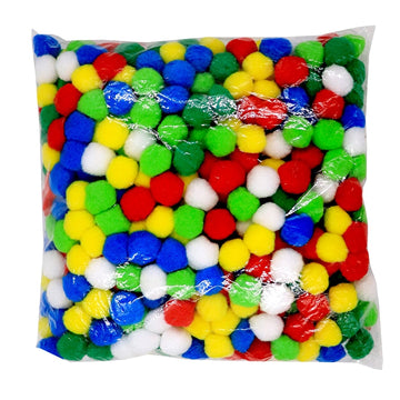 Pompom ball plain  2Cm Big 500Pcs