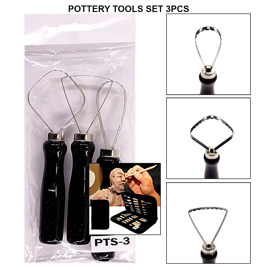 Ravrai Craft - Mumbai Branch Craft Accessories Pottery Tools Set 3Pcs