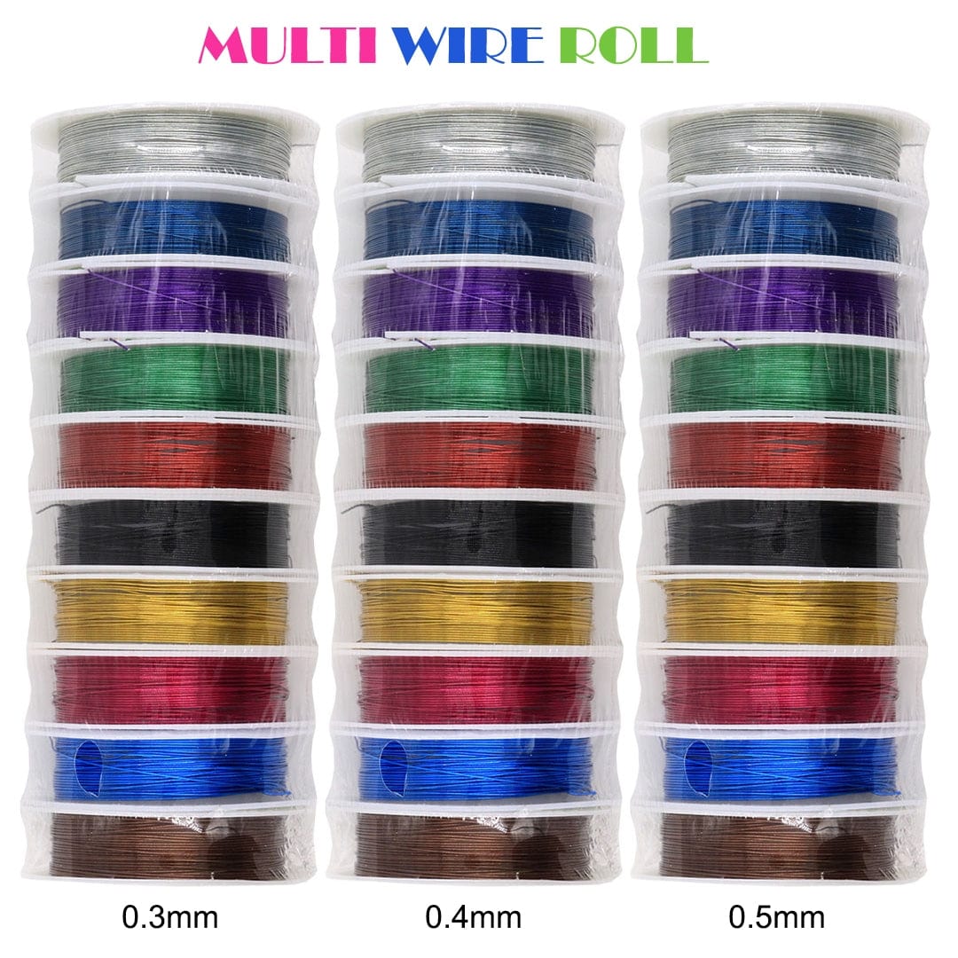 Ravrai Craft - Mumbai Branch Craft Accessories Wire Roll 10Pcs Multi