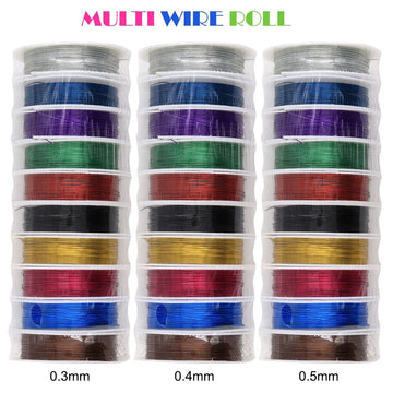 Ravrai Craft - Mumbai Branch Craft Accessories Wire Roll 10Pcs Multi