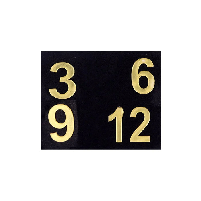 Acrylic Cutting Number Letter Golden 10Inch 4Pcs Gol-N410