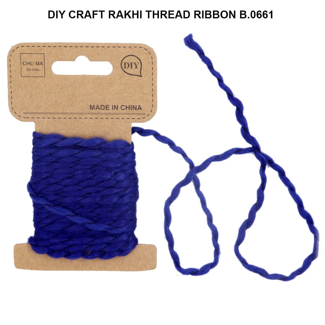 Ravrai Craft - Mumbai Branch Craft DIY BLUE THREAD RIBBON