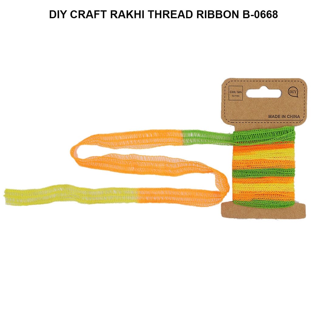 Ravrai Craft - Mumbai Branch Craft DIY MULTI COLOUR THREAD RIBBON