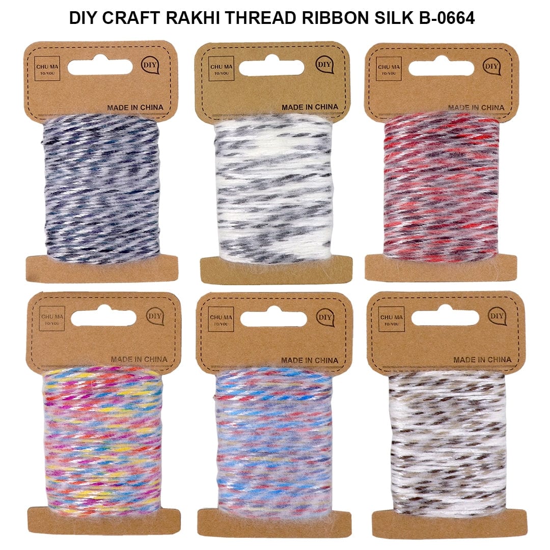 Ravrai Craft - Mumbai Branch Craft DIY SILK THREAD (MULTI COLOUR)