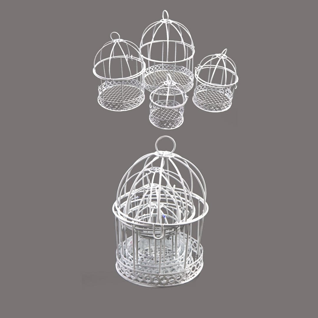 Ravrai Craft - Mumbai Branch Craft Metal Bird Cage Small Round