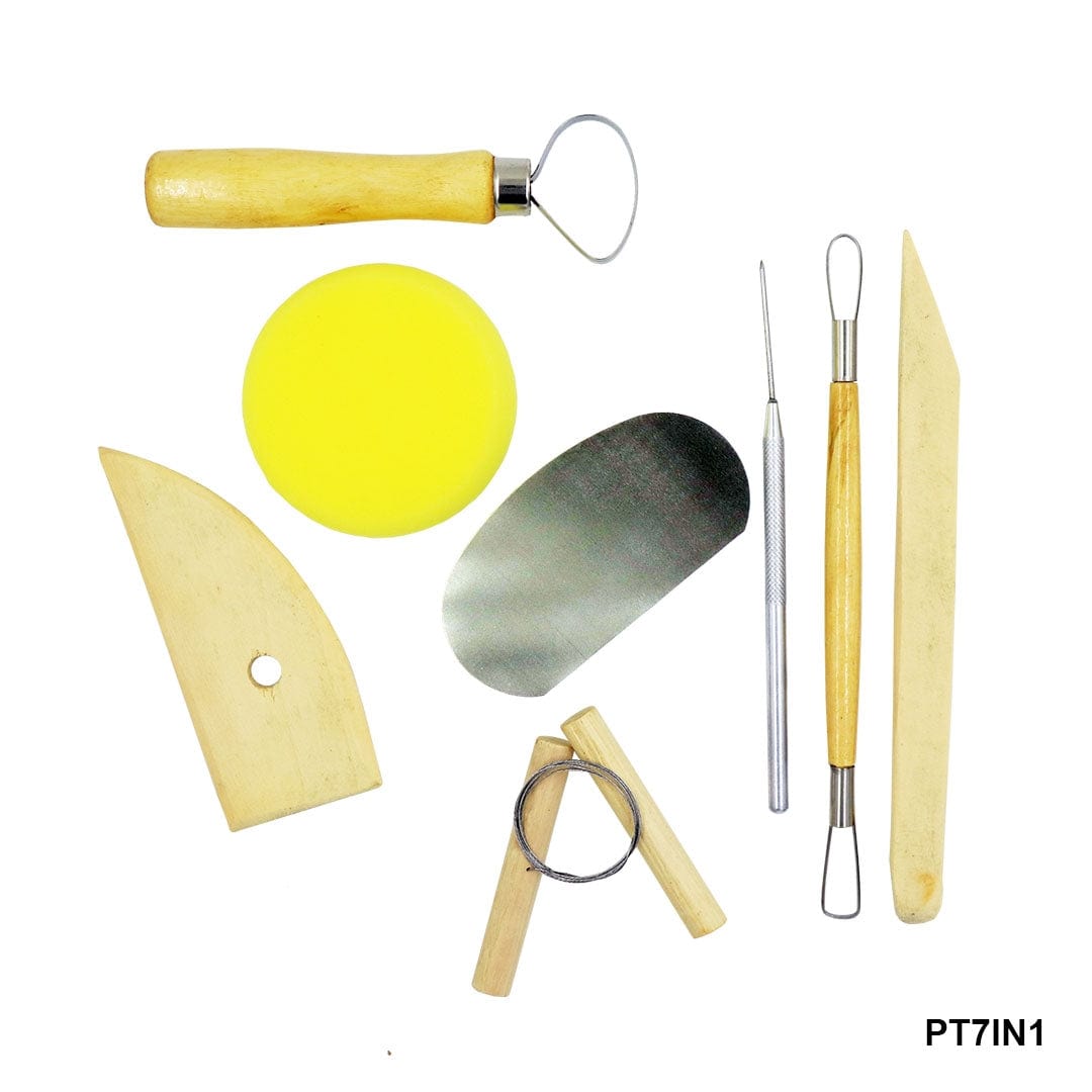 Ravrai Craft - Mumbai Branch Craft Pottery Tool Kit 7 in 1