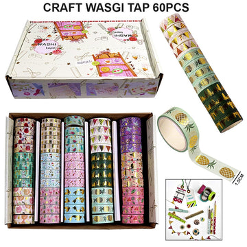 Ravrai Craft - Mumbai Branch Craft Washi Tapes WASHI TAP 60PCS