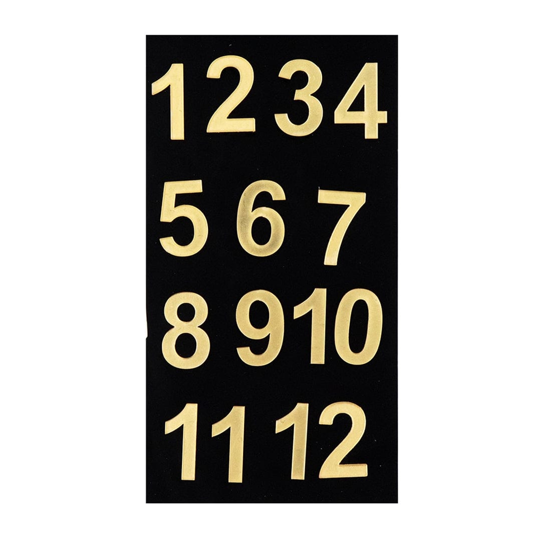 Ravrai Craft - Mumbai Branch CUTOUT NUMBER ACRYLIC CUTOUT NUMBER LETTER 10INCH GOLDEN