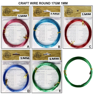 Craft Round Wire 17Gm 1Mm