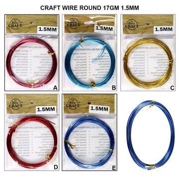 Craft Round Wire 17Gm 1.5Mm