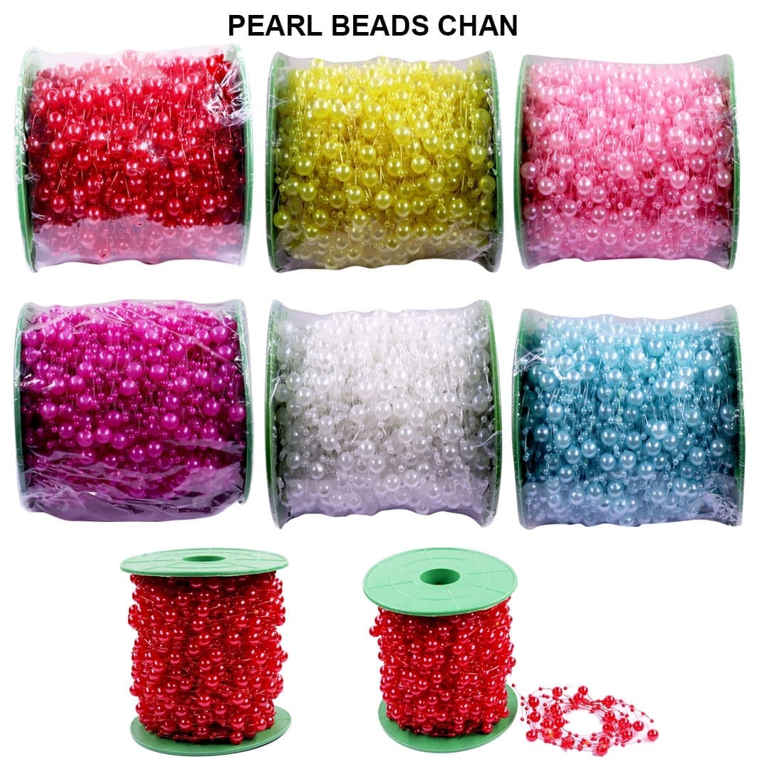 Ravrai Craft - Mumbai Branch Decoration Supplies Elegant Pearl Beads Chain Raw-4000