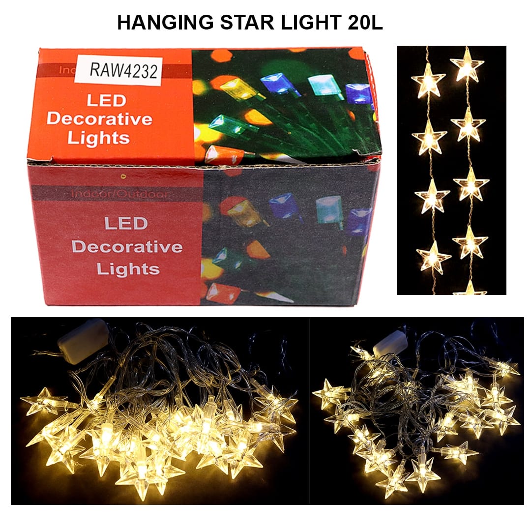 Ravrai Craft - Mumbai Branch Decoration Supplies Hanging Star Light 20L