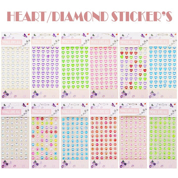 Heart | Diamond Stickers