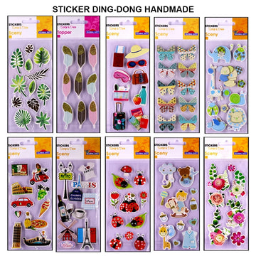 Ravrai Craft - Mumbai Branch Decorative Stickers Sticker Ding-Dong Handmade